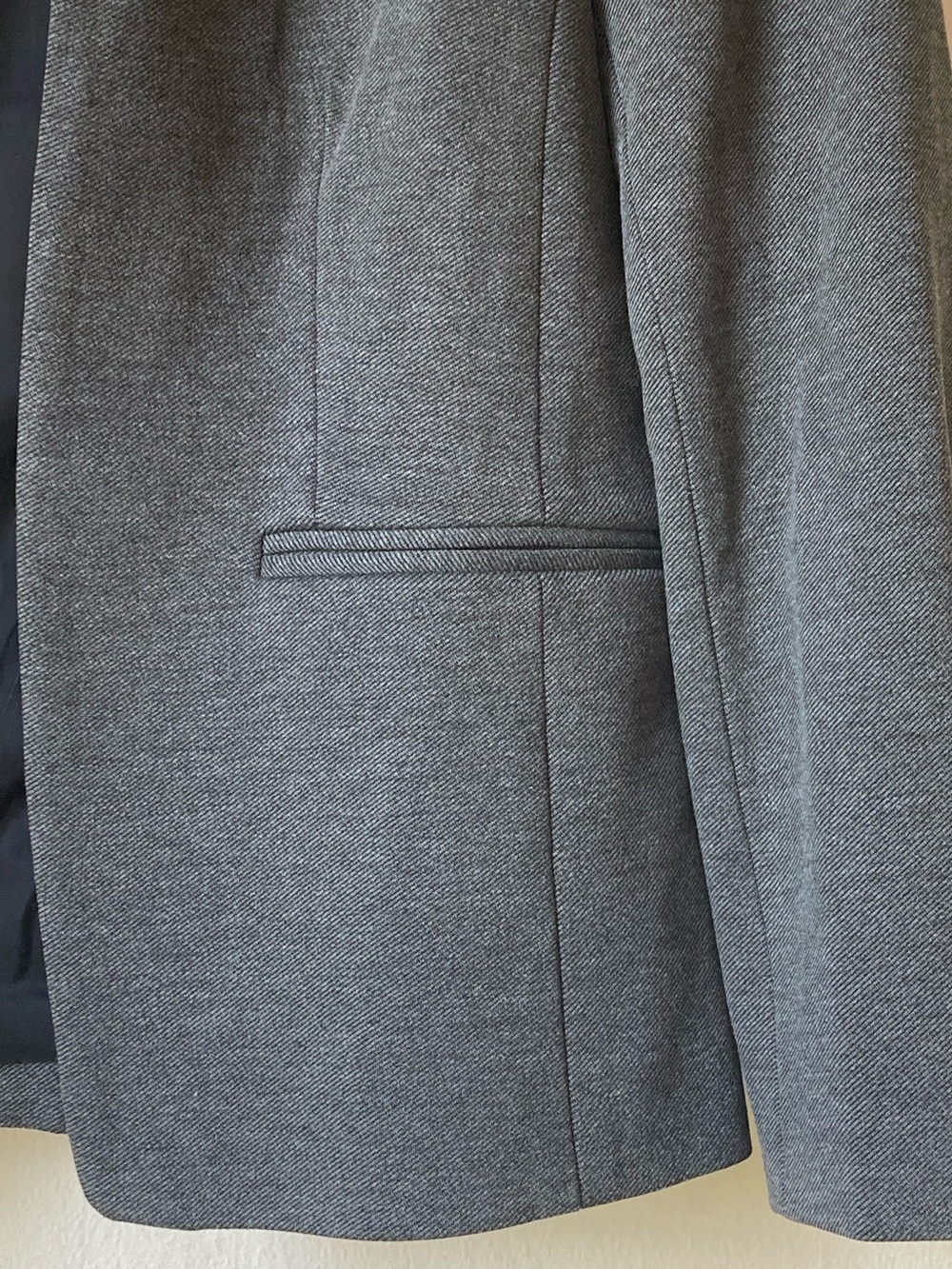 J. Crew Going Out Open-Front Blazer H2743 Women's 6 Stretch Minimalist - Picture 8 of 16